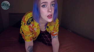 Stacy Bulan spanks gedé nya bodas burit til manéhna teu bisa mawa henteu leuwih