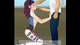 D. Va : Сцена Фелацио Техника