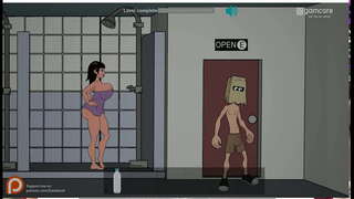 ���ღგზნებული გოგონა მიიღოს Fuckerman &#039; s big dick მათი წვნიანი და ტრაკი