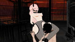 Setan saeutik gadis meunang badag cock | 3D Porno